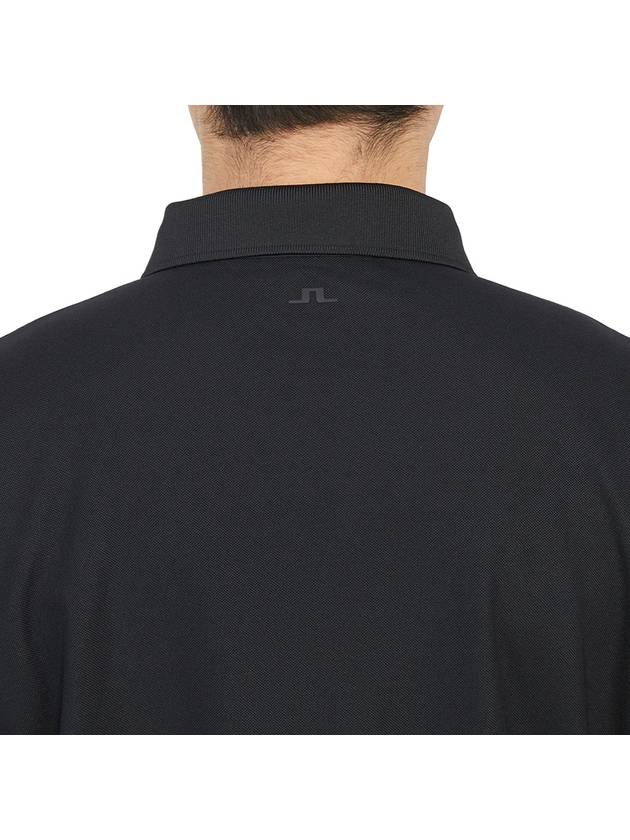 Liam Regular Fit Long Sleeve PK Shirt Black - J.LINDEBERG - BALAAN 8