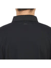 Liam Regular Fit Long Sleeve Polo Shirt Black - J.LINDEBERG - BALAAN 8