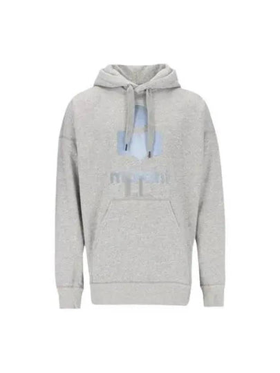 Miley Logo Print Hoodie Grey - ISABEL MARANT - BALAAN 2