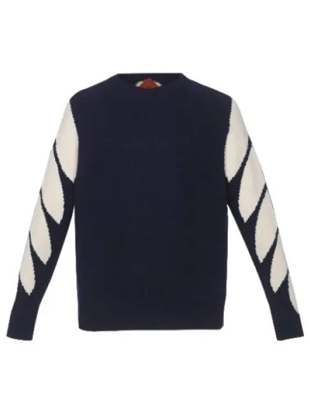 Intarsia Laurel Sweater Cardigan - MCM - BALAAN 1