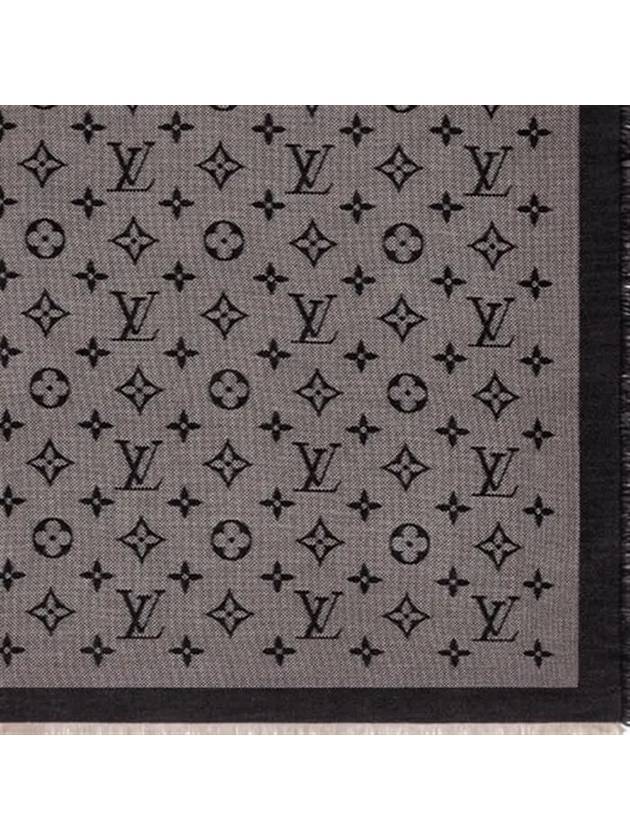 Neo Natte Monogram Scarf Black - LOUIS VUITTON - BALAAN 6