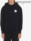 Oly Flower Fox Patch Classic Hoodie Black - MAISON KITSUNE - BALAAN 5