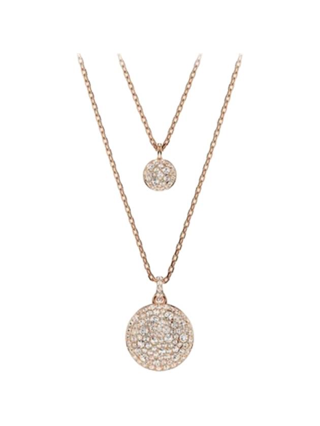 Meteora Layered Necklace Rose Gold - SWAROVSKI - BALAAN 1