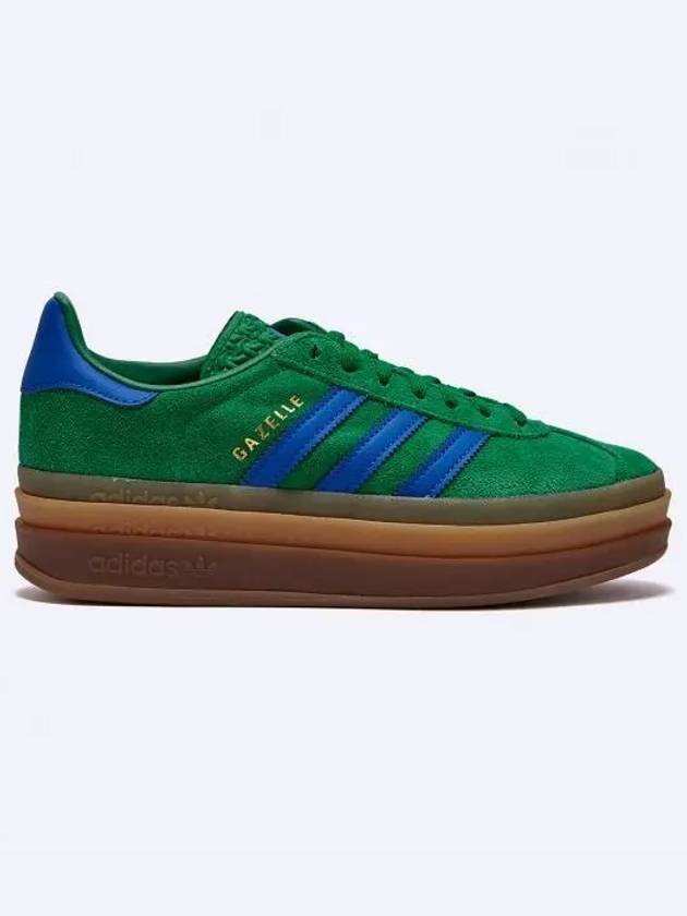 Gazelle Bold Suede Low Top Sneakers Green - ADIDAS - BALAAN 2