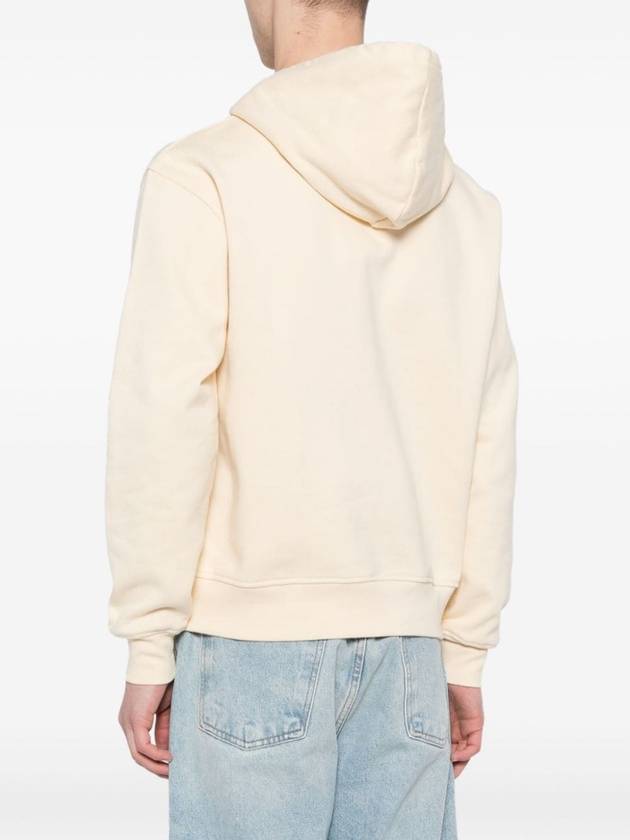 Le Brode Embroidered Logo Cotton Hoodie Ivory - JACQUEMUS - BALAAN 5