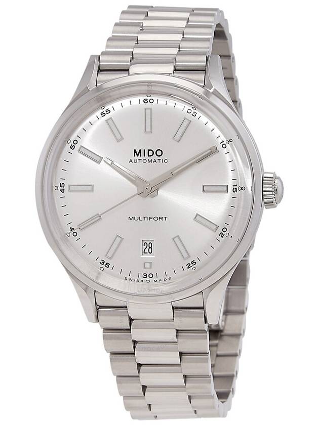 Mido Multifort Patrimony Powerwind Automatic Silver Dial Men's Watch M0404071103100 - MIDO - BALAAN 1