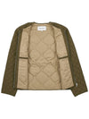 Maison Kitsune Men's Foxhead Quilted Jacket LM02106WQ4016 KHAKI - MAISON KITSUNE - BALAAN 9