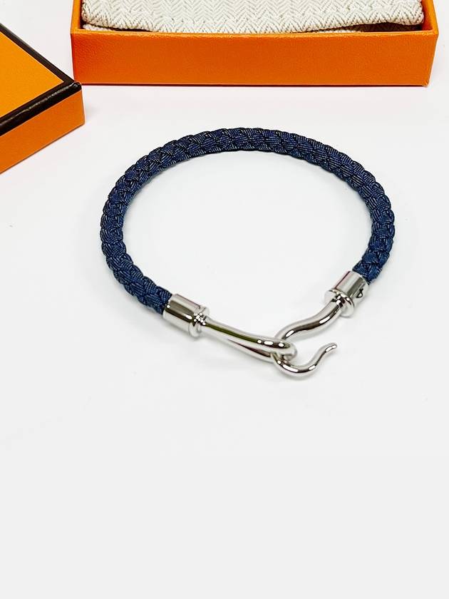 Jumbo H Bracelet Navy - HERMES - BALAAN 2