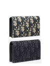 Business Oblique Jacquard Card Holder Beige & Black - DIOR - BALAAN 2