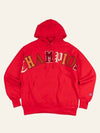 Reverse Weave PO Old English Lettering Men s Hoodie Red GF68 Y07986 2WC - CHAMPION - BALAAN 6