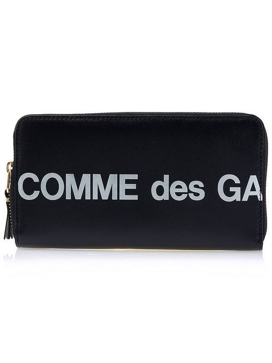 Logo printed long wallet SA0111HL BLACK - COMME DES GARCONS - BALAAN 1