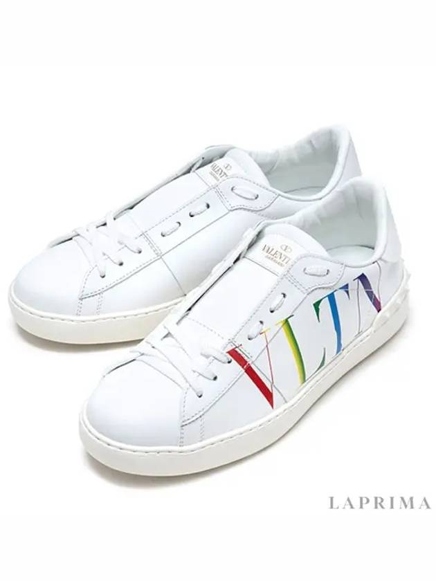 Logo Hidden Open Low Top Sneakers White - VALENTINO - BALAAN 4