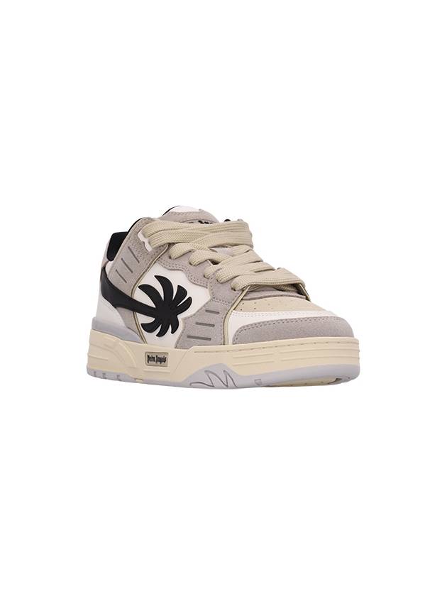 Venice suede low top sneakers white gray - PALM ANGELS - BALAAN 3