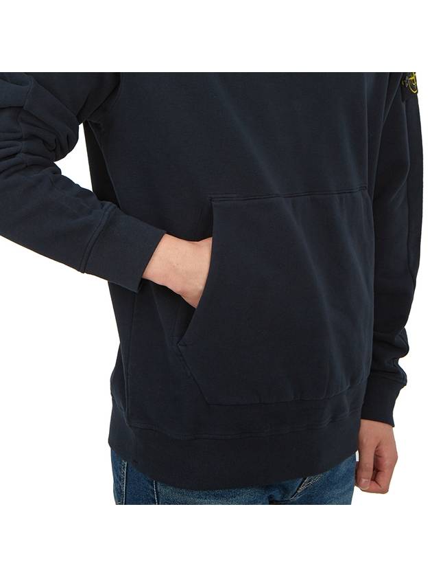 Compass Logo Patch Hoodie Navy - STONE ISLAND - BALAAN 8