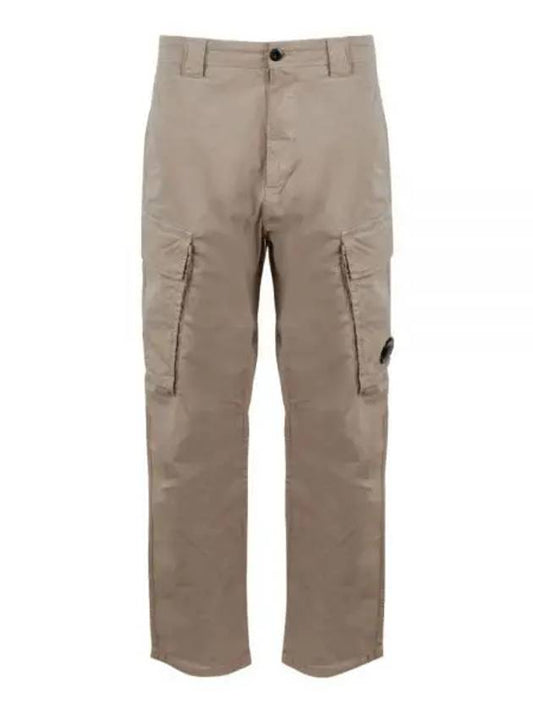 Twill Stretch Lens Cargo Straight Pants Beige - CP COMPANY - BALAAN 2