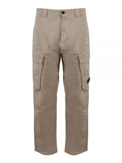 Twill Stretch Lens Cargo Straight Pants Beige - CP COMPANY - BALAAN 2