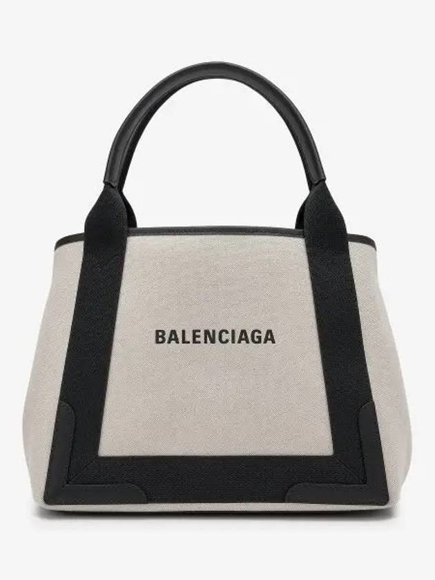 Cabas Logo Canvas Small Tote Bag Black - BALENCIAGA - BALAAN 2