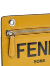 Peekaboo Pocket Clutch Bag Yellow - FENDI - BALAAN 9