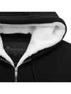 Classic Bunny Zip Up Hoodie White Lining Black - MOOSE KNUCKLES - BALAAN 5