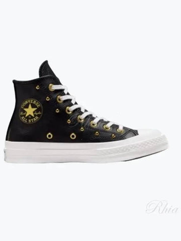 Chuck70 Star Studded Black High Top A06809C Sneakers - CONVERSE - BALAAN 1