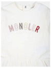 Moncler Baby Logo Dress Ivory - MONCLER - BALAAN 3