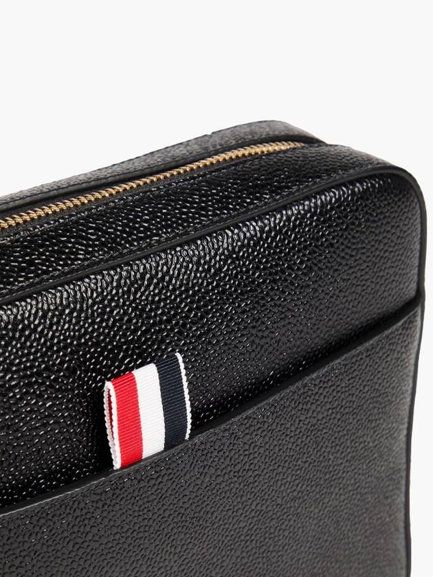 Tom Brown Logo Leather Clutch Black - THOM BROWNE - BALAAN 6