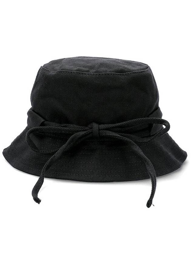 Le Bob Gadjo Bucket Hat Black - JACQUEMUS - BALAAN 3