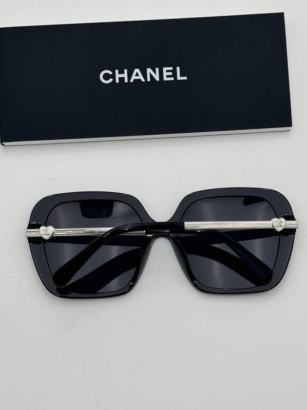 Charming Heart Sunglasses Square Asian Fit Black A71591 - CHANEL - BALAAN 6