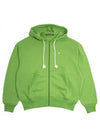 Small Face Logo Patch Zip-Up Hoodie Green - ACNE STUDIOS - BALAAN 2