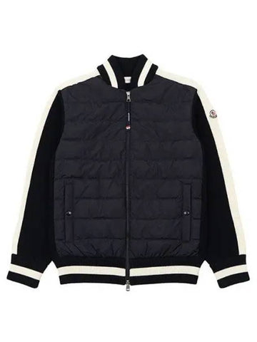 Logo patch knit padded men s jacket 9B00006 M1509 778 1053183 - MONCLER - BALAAN 1