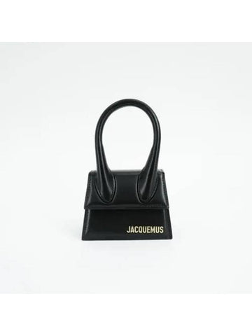 Jacquemus Le Chiquito leather bag mini black 21H213BA0013000 - JACQUEMUS - BALAAN 1