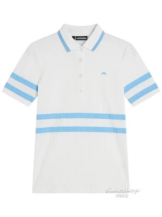 Moira Golf Polo Short Sleeve T-Shirt White GWJT08804 - J.LINDEBERG - BALAAN 1