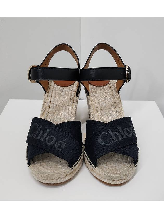 Apgujeong 24SS ankle strap wedge sandals CHC24S995FU 001 - CHLOE - BALAAN 4