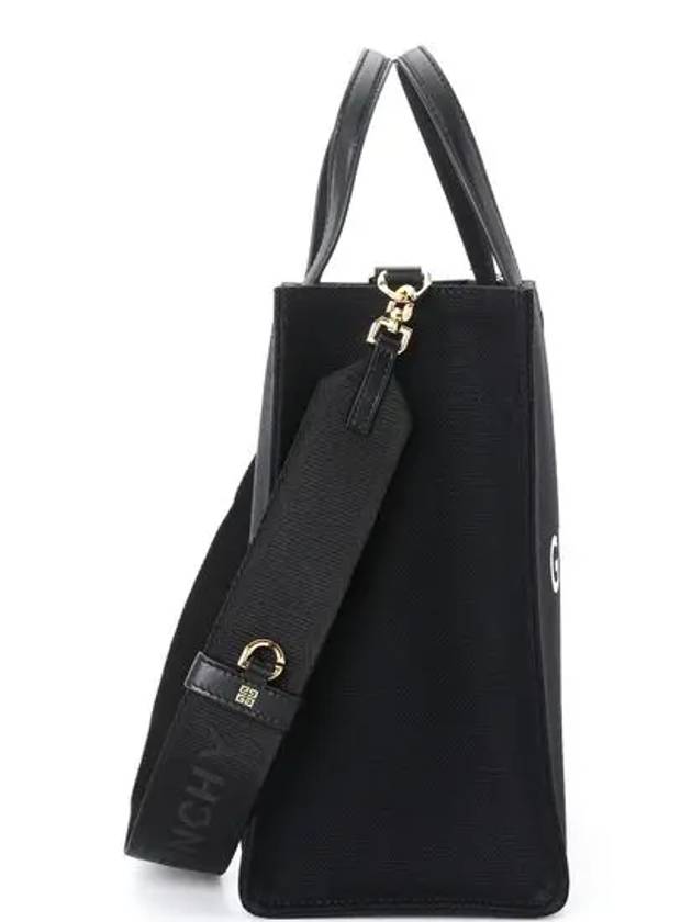 Canvas G Medium Tote Bag Black - GIVENCHY - BALAAN 4