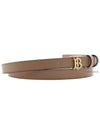 24 ss OAT Beige DUSKY Pink Leather Belt 8066050A1435 B0481005203 - BURBERRY - BALAAN 4