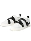 Women's Belted V-Punk Low Top Sneakers Black White - VALENTINO - BALAAN 2