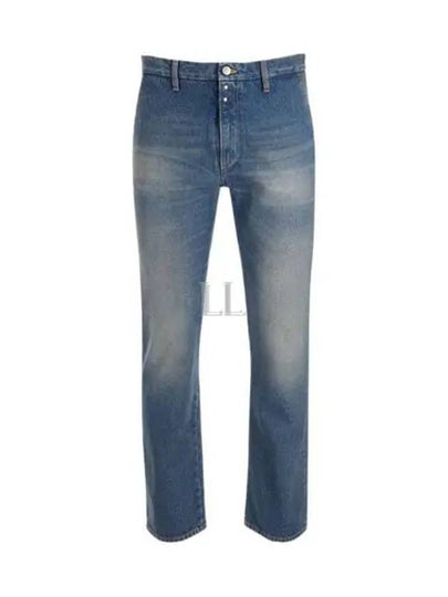 Men's Cotton Fading Washing Straight Jeans Blue - MAISON MARGIELA - BALAAN 2