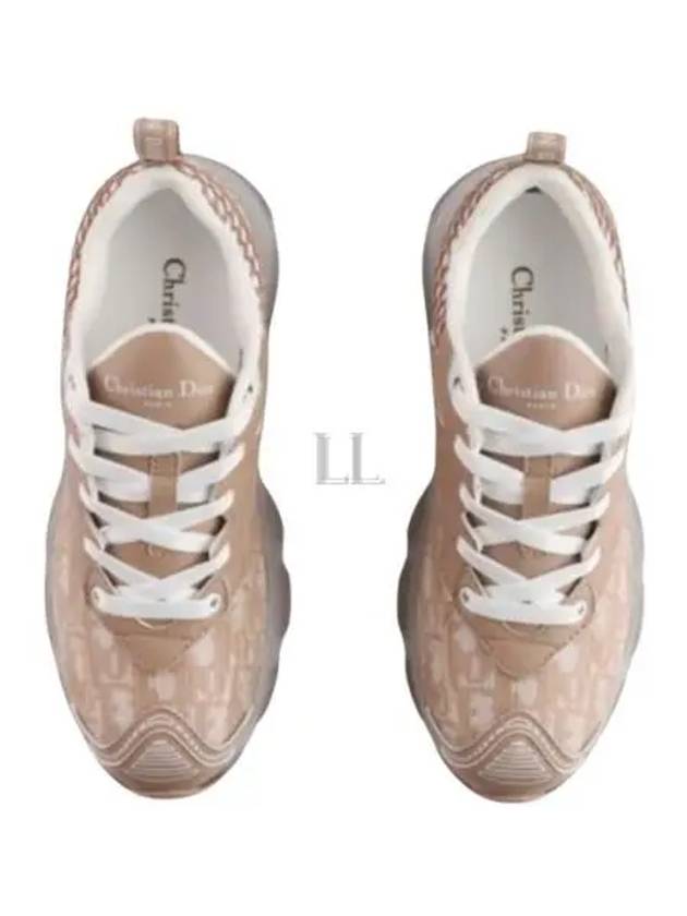 Vibe Oblique Transparent Rubber Low Top Sneaker Nude - DIOR - BALAAN 2