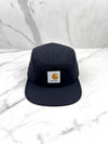 SS24 Men's WIP Backlay Cotton Cap Hat Black I016607 89XX - CARHARTT - BALAAN 2