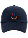 LaLa Corduroy Ball Cap Navy - LALA SMILE - BALAAN 3