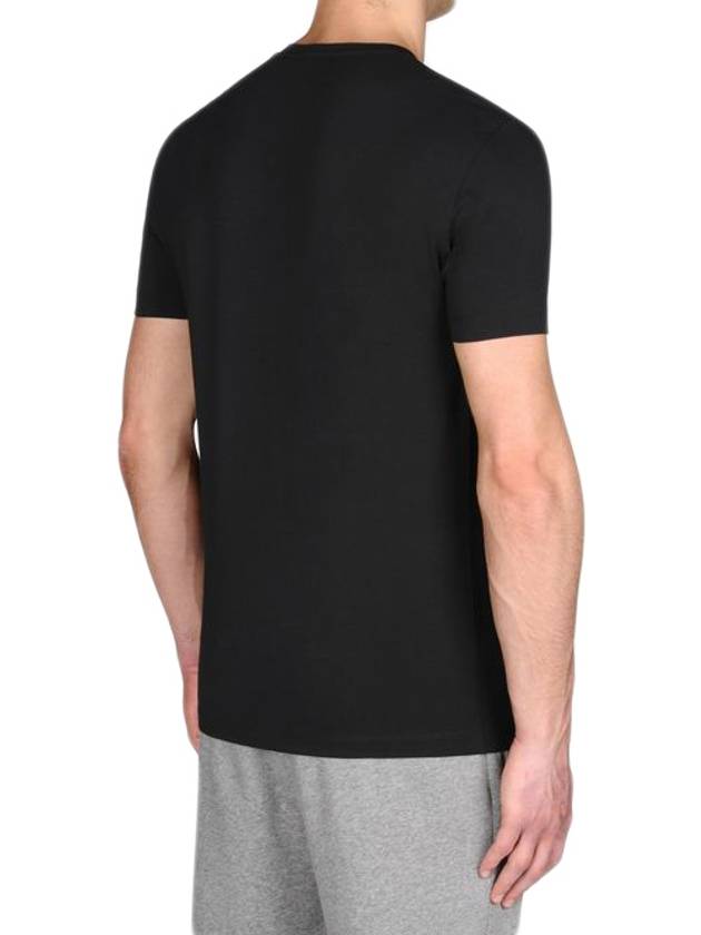 EA7 Graphic Logo TShirt Black 273911 6P206 00020 - EMPORIO ARMANI - BALAAN 4