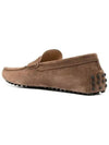 Men's Suede Gommino Driving Shoes Brown - TOD'S - BALAAN 3