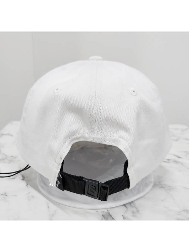 6 Panel Ball Cap White - STONE ISLAND - BALAAN 4