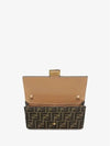 Baguette FF Fabric Shoulder Long Wallet Brown - FENDI - BALAAN 5