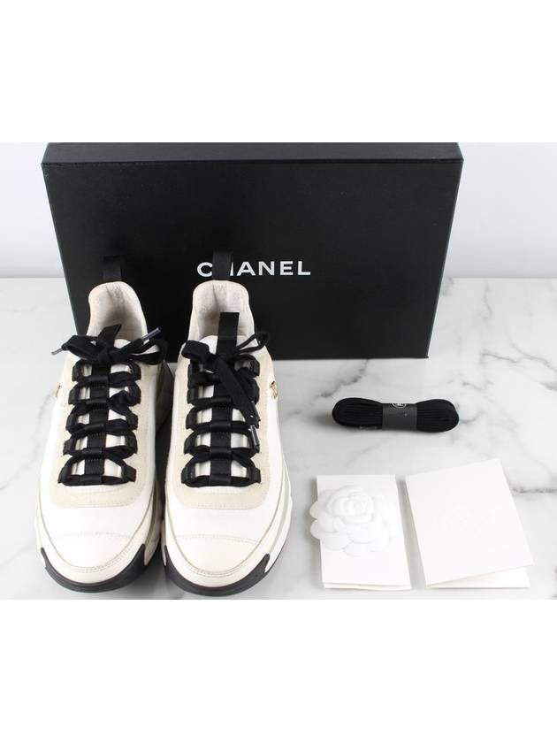 mixed fiber sneakers - CHANEL - BALAAN 2