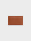 Triomphe Embossed Natural Calfskin Card Wallet Tan - CELINE - BALAAN 4