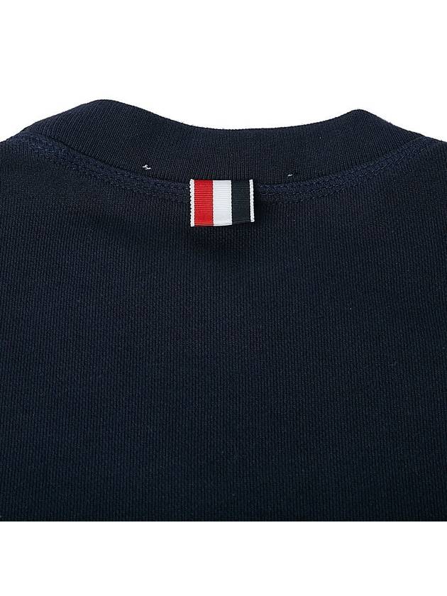 4 Bar Loopback Jersey Sweatshirt Navy - THOM BROWNE - BALAAN 8