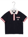 Color Block Polo Short Sleeve T Shirt 8A00003 8496W 778 24S - MONCLER - BALAAN 3