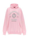 College Logo Hoodie Pink - BALENCIAGA - BALAAN 1