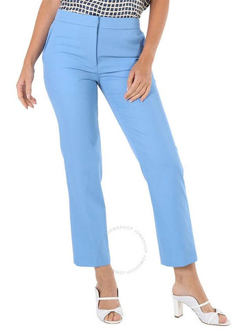 Burberry Ladies Emma Tailored Trousers in Topaz Blue, Brand Size 8 (US Size 6) - BURBERRY - BALAAN 1